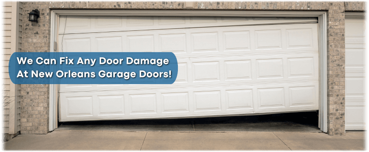 Garage Door Off Track In New Orleans